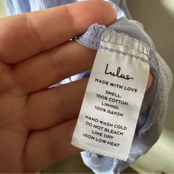 Lulus | Yacht Rock Blue and White Striped Off-the-Shoulder Midi Dress - Picture 5 of 7